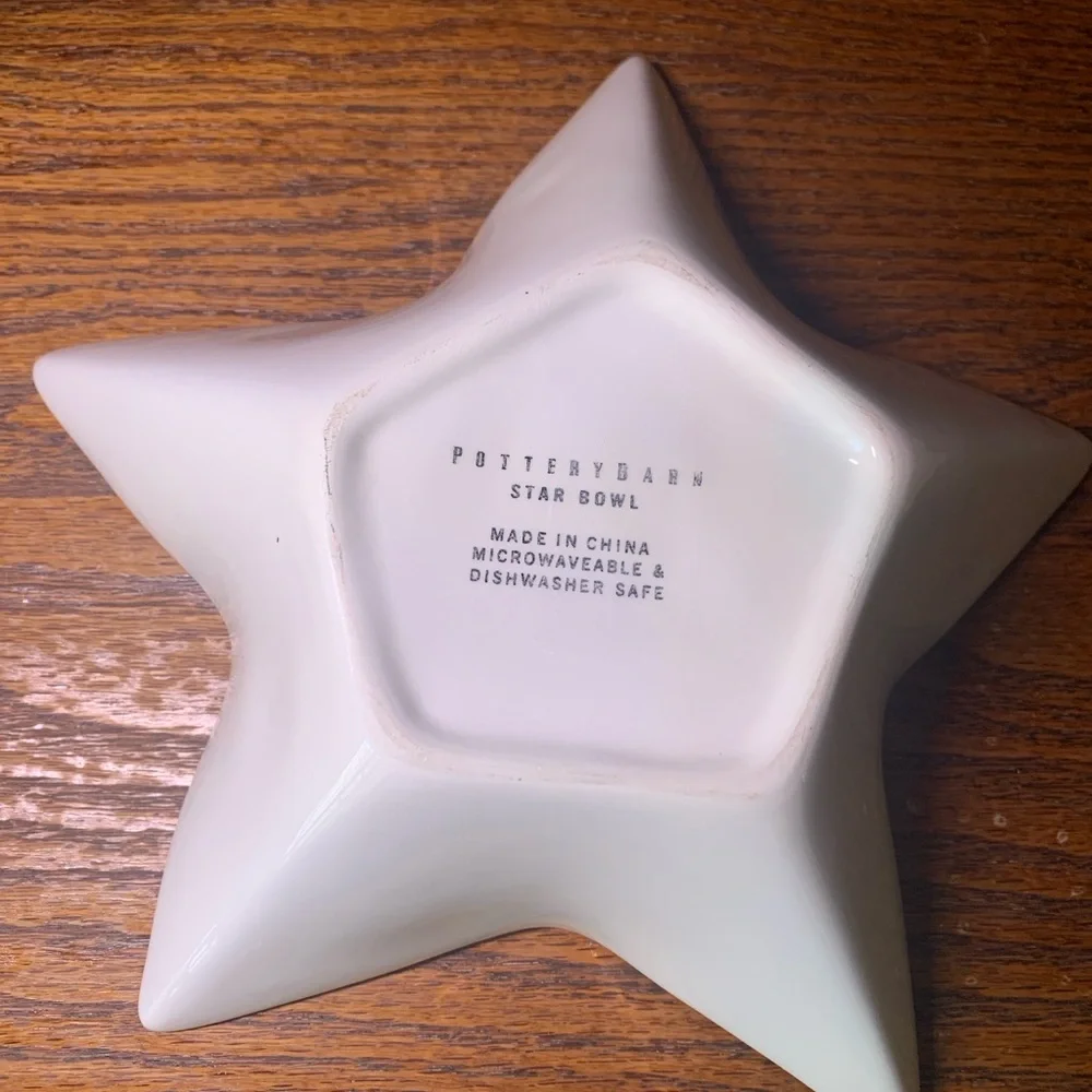 Pottery Barn Star-Shaped Bowl
